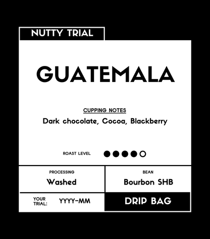 Guatemala | Bourbon SHB | Washed | Coffee Beans Drip Bag