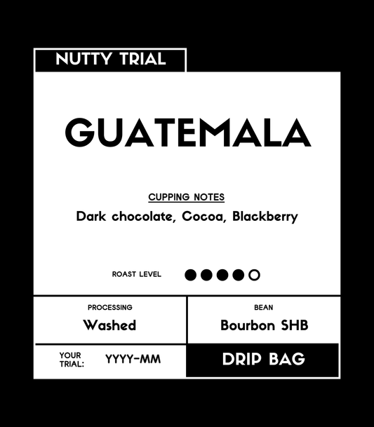 Guatemala | Bourbon SHB | Washed | Coffee Beans Drip Bag